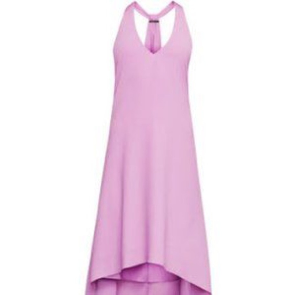 Sexy BCBGMAXAZRIA Drape Back Dress - Bright Orchid
